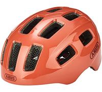 ABUS Casco de bicicleta Youn-I 2.0 - con luz para niños, adolescentes y jóvenes - para niñas y niños - coral, talla M