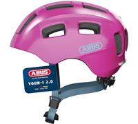 ABUS Casco de Bicicleta Youn-I 2.0, Rosa (brillante), Talla S