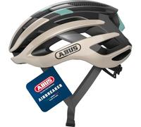 ABUS Casco de Ciclismo AirBreaker, Dorado/Turquesa, Talla S
