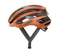ABUS Casco de ciclismo de carretera AirBreaker - Casco de ciclismo de alta gama para ciclismo profesional - para adolescentes y adultos - Casco para hombre y mujer - Naranja, talla S