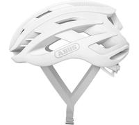 ABUS Casco de ciclismo de carretera AirBreaker, Casco de ciclismo de alta gama para ciclismo profesional, para adolescentes y adultos, Casco para hombre y mujer, Blanco puro, talla M