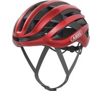 ABUS Casco de ciclismo de carretera AirBreaker - casco de ciclismo de alta gama para ciclismo profesional - para adolescentes y adultos - casco para hombre y mujer - rojo, talla M