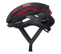 Abus AirBreaker - Casco de bicicleta contrarreloj de alta gama para ciclismo deportivo profesional - Unisex, para hombre y mujer, Negro (black red), M (52-58 cm)