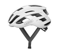 ABUS Casco de ciclismo de carretera AirBreaker - Casco de ciclismo de alta gama para ciclismo profesional - para adolescentes y adultos - Casco para hombre y mujer - Blanco, talla L