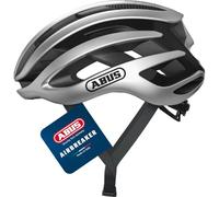ABUS Casco de Ciclismo de Carretera AirBreaker, Plata, Talla S