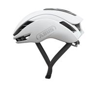 ABUS Casco de ciclismo de carretera GameChanger 2.0 - Casco aerodinámico de alto rendimiento con aerodinámica y ventilación optimizadas - para hombres y mujeres - talla L, blanco