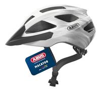 ABUS Casco de ciclismo de carretera Macator - casco de ciclismo deportivo para principiantes - también para usuarios con coleta - para hombres y mujeres