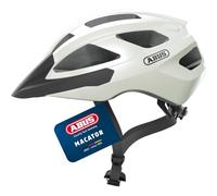 ABUS Casco de Ciclismo de Carretera Macator - Casco de Ciclismo Deportivo para Principiantes - también para usuarios con coleta - para Hombres y Mujeres