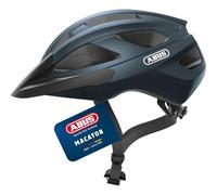 ABUS Casco de ciclismo Macator – carretera, para principiantes, compatible con coleta, unisex