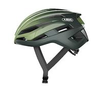 ABUS StormChaser - Casco de bicicleta ligero y cómodo para ciclismo deportivo profesional - Para hombre y mujer - Verde, talla S