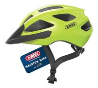 ABUS Casco de bicicleta de carretera Macator MIPS - casco de bicicleta para principiantes con visera - apto para personas con coletas - para hombres y mujeres