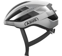 ABUS Casco WingBack para bicicleta de carretera - casco de carretera sencillo para conducción deportiva diaria y de ocio - para adultos y adolescentes - plateado, talla M