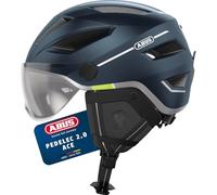 Casco bici eléctrica de ciudad con visera Abus Pedelec 2.0 Ace ( Azul noche / L )