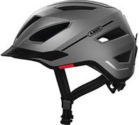 ABUS casco de ciudad Pedelec 2.0 - casco de bicicleta con luz trasera y cubierta para la lluvia - para el tráfico urbano - para hombres y mujeres