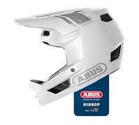 ABUS Casco de Descenso HiDrop - Casco Integral Certificado ASTM con Carcasa Exterior ABS para MTB: Downhill, Enduro y Bikepark, para Adultos y jóvenes