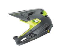 ABUS Casco Fullface AirDrop MIPS - MTB: Descenso, Freeride y Enduro - Casco para bicicleta de montaña con ventilación optimizada y Ambient Sound Channel - para adultos, gris, talla S/M