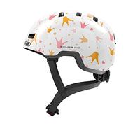 ABUS Casco Infantil Skurb Kid Estilo Skater, White Crowns, M