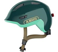 ABUS Casco infantil Smiley 3.0 ACE LED - casco de bicicleta con luz - ajuste bajo y espacio para una coleta - para niñas y niños
