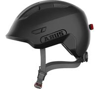ABUS Casco infantil Smiley 3.0 ACE LED - casco de bicicleta con luz - ajuste profundo y espacio para una coleta - para niñas y niños