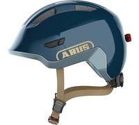 ABUS Casco infantil Smiley 3.0 ACE LED - casco de bicicleta con luz - ajuste profundo y espacio para una coleta - para niñas y niños