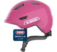 ABUS Casco infantil Smiley 3.0 - casco de bicicleta con ajuste bajo, diseños adaptados a los niños y espacio para una coleta - para niñas y niños
