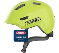 ABUS Casco infantil Smiley 3.0 - casco de bicicleta con ajuste bajo, diseños adaptados a los niños y espacio para una coleta - para niñas y niños