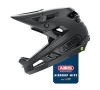 ABUS Casco Fullface AirDrop MIPS - MTB: Descenso, Freeride y Enduro - Casco para bicicleta de montaña con ventilación optimizada y Ambient Sound Channel - para adultos