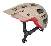 ABUS Casco para ciclismo de montaña MoDrop , Casco de bicicleta robusto con buena ventilación para ciclistas de montaña , Ajuste individual , Unisex , beige, talla L