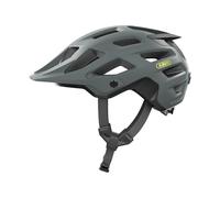 ABUS Casco MTB Moventor 2.0 - casco confortable para bicicleta todo terreno - casco all-mountain - para hombre y mujer - gris mate, M
