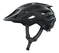ABUS Casco MTB Moventor 2.0 - casco confortable para bicicleta todo terreno - casco all-mountain - para hombre y mujer - negro mate, M