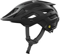ABUS Casco MTB Moventor 2.0 MIPS - Casco de ciclismo con protección contra impactos para uso off-road - Casco all-mountain, unisex - Negro mate, L
