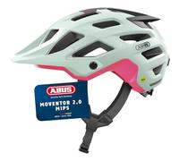 ABUS Casco para ciclismo de montaña Moventor 2.0 MIPS, Casco de bicicleta con protección contra impactos para uso fuera de carretera, Casco de montaña, Unisex, Menta, talla S