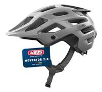 ABUS Casco MTB Moventor 2.0, Plateado, Talla S