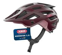 ABUS Casco MTB Moventor 2.0, Rojo Oscuro, Talla S