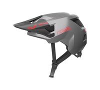 ABUS Casco MTB YouDrop - casco de bicicleta para niños y adolescentes - para uso diario o excursiones off-road - con espacio para una coleta - plateado, talla S