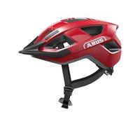 ABUS Casco para bicicleta Aduro 3.0 - Casco urbano deportivo con un diseño elegante para el día a día y las excursiones deportivas - para hombres y mujeres - rojo, talla M