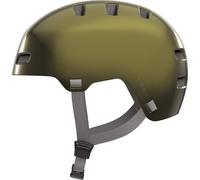 ABUS Casco para bicicleta INDY, casco para dirt, skate, slope y MTB, con amortiguación optimizada, para adolescentes y adultos, talla S, verde