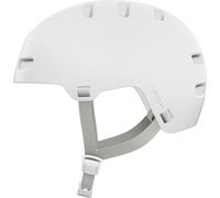 ABUS Casco para bicicleta INDY, casco para dirt, skate, slope y MTB, con amortiguación optimizada, para adolescentes y adultos, talla M, blanco