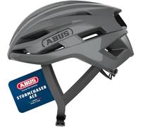 ABUS Casco StormChaser ACE para ciclismo de carretera - casco ligero para ciclismo de competición, cicloturismo y ciclocross - para hombre y mujer - talla S, gris