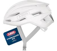 ABUS Casco StormChaser ACE para ciclismo de carretera, casco ligero para ciclismo de competición, cicloturismo y ciclocross, para hombre y mujer, talla S, Pure Grey