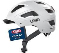 ABUS Casco Urbano Hyban 2.0, Blanco, Talla L