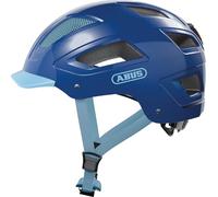 ABUS Casco urbano Hyban 2.0 - casco de bicicleta con luz trasera, carcasa dura ABS, buen ajuste - para hombres y mujeres