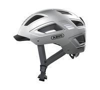 ABUS Casco urbano Hyban 2.0 - casco de bicicleta con luz trasera, carcasa dura ABS, buen ajuste - para hombres y mujeres