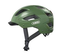 ABUS Hyban 2.0 - Casco de bicicleta urbana robusto para uso diario con carcasa dura ABS - Para hombre y mujer - Verde, talla M