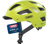 ABUS Casco Urbano Hyban 2.0 - Casco de Bicicleta con luz Trasera, Carcasa Dura ABS, Buen Ajuste - para Hombres y Mujeres