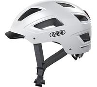 ABUS Casco urbano Hyban 2.0 - casco de bicicleta con luz trasera, carcasa dura ABS, buen ajuste - para hombres y mujeres