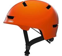 ABUS Scraper 3.0 - Casco de bicicleta urbana robusto para el tráfico de la ciudad - Para hombre y mujer - Naranja, talla L