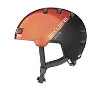 ABUS Casco urbano Skurb ACE - Casco de bicicleta con estilo para uso diario, patinaje, BMX o longboard - Naranja (Goldfish orange), talla M