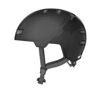 ABUS Casco urbano Skurb ACE - Elegante casco de bicicleta para uso diario, patinaje, BMX o longboard - negro, talla M