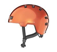 ABUS Casco urbano Skurb - Casco de bicicleta robusto para uso diario, patinaje, BMX o longboard - naranja, talla S